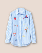 Bestickte Bluse PARROT