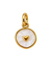 Charm HEART NACRE