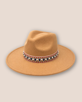 Hut FEDORA BROWN PEARL