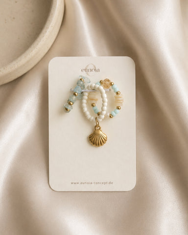 Shoe Charm Set MEDITERRANEAN BLUE
