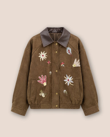 Bomber Jacke mit Stickerei FLORENCE