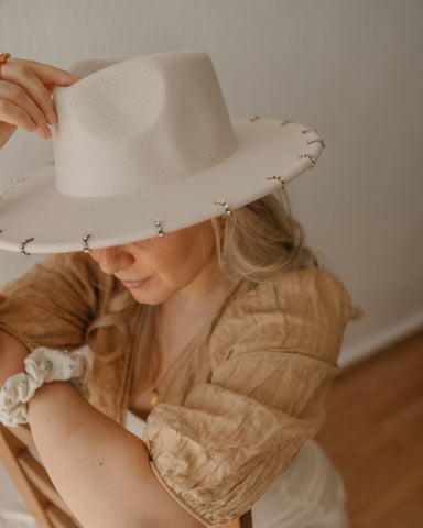 Hut FEDORA WHITE