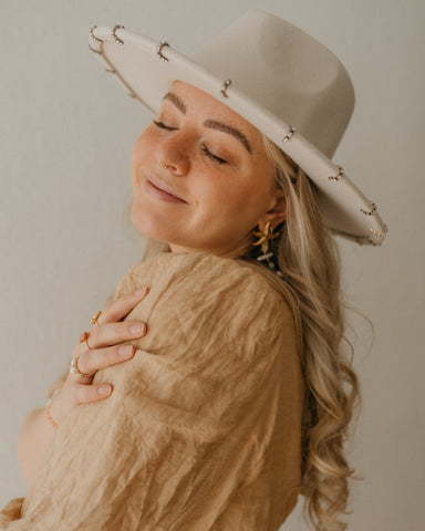 Hut FEDORA WHITE