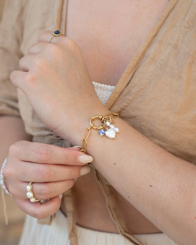 Charm CERAMIC PEARL BLUE SMALL
