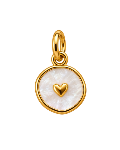 Charm HEART NACRE
