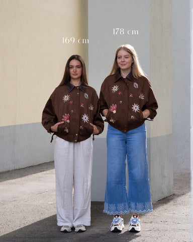Bomber Jacke mit Stickerei FLORENCE