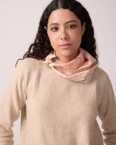 Halstuch aus Baumwoll Twill FLORAL