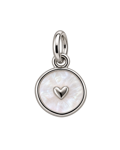 Charm HEART NACRE