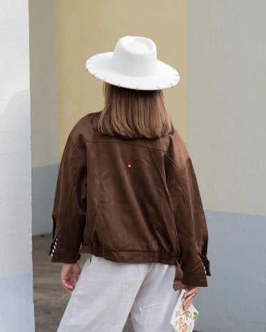 Bomber Jacke mit Stickerei FLORENCE