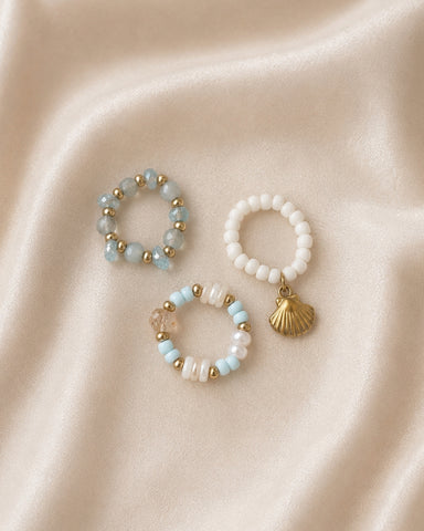 Shoe Charm Set MEDITERRANEAN BLUE