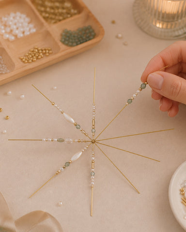 Weihnachtsstern Workshop in Essen – Christmas Star aus Perlen