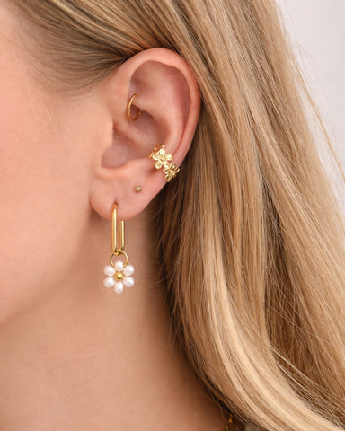 Ohrringe DAISY WHITE
